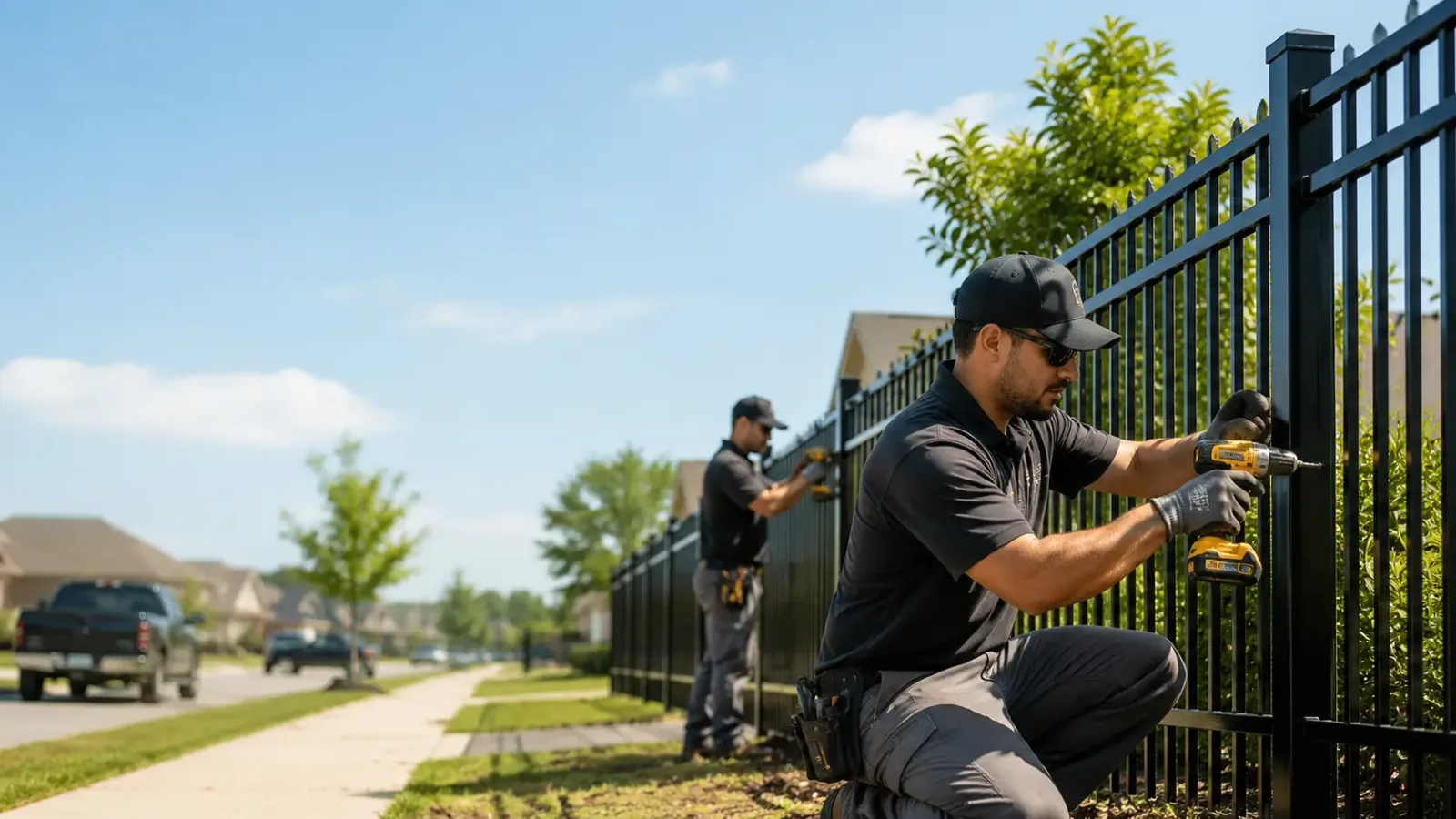 Metal Fence Installation in Alexandria, LA